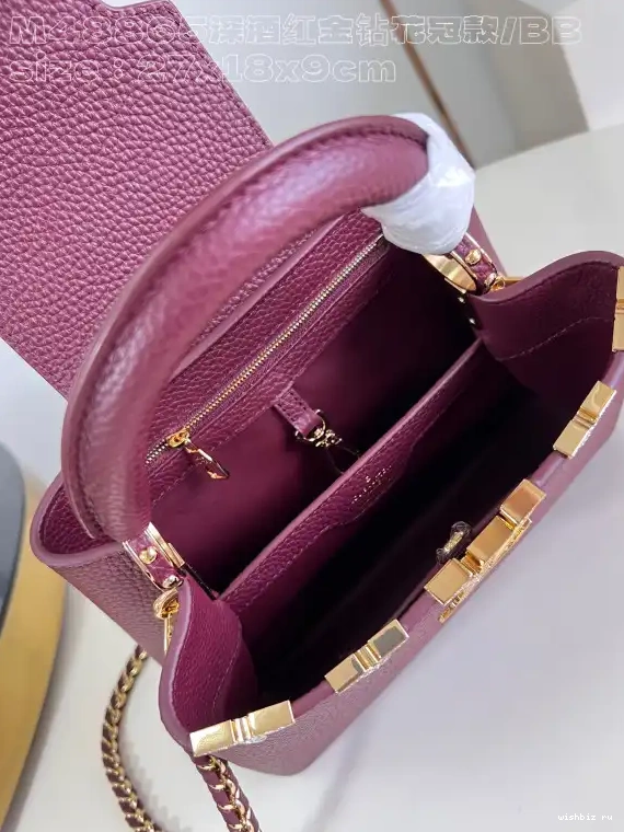 WIS CAPUCINES VUITTON BB-27*18*9CM LOUIS 0331